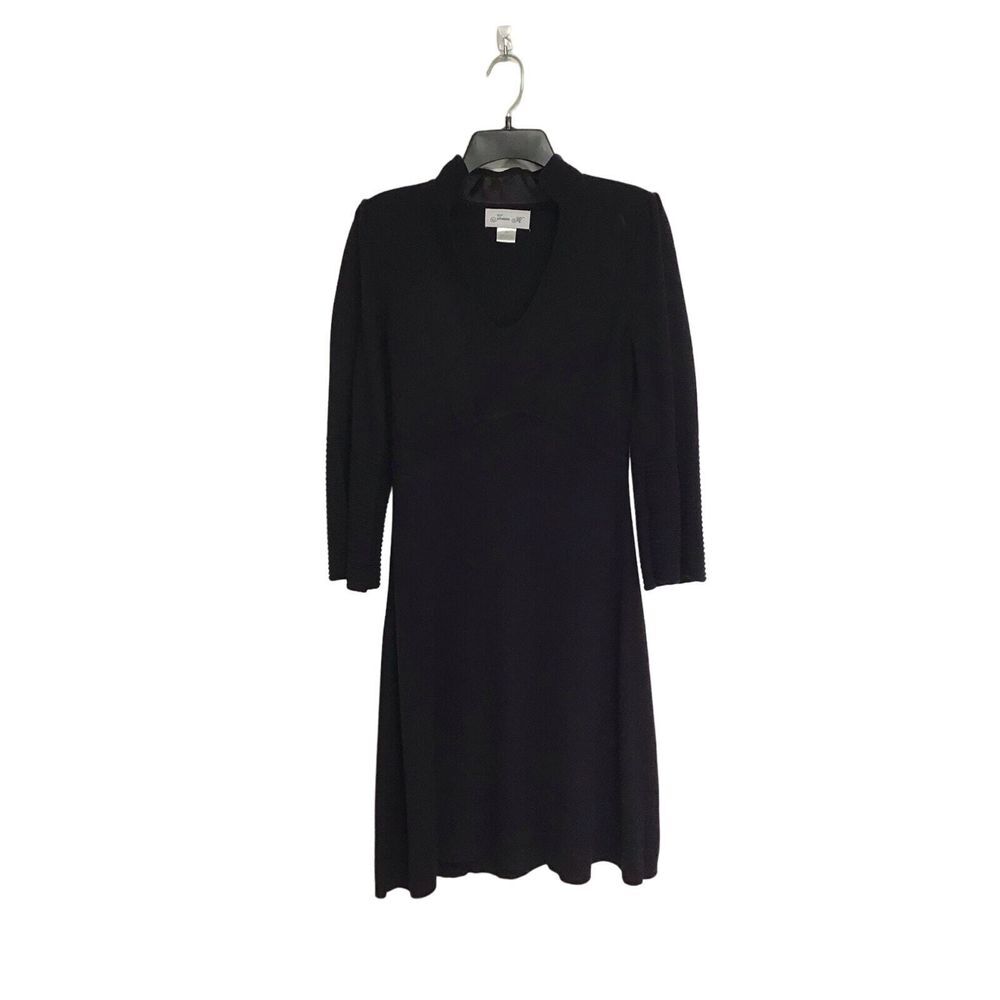 Jessica H Darkâ Purple Long Sleeve Sweater Dress Women's Size Medium